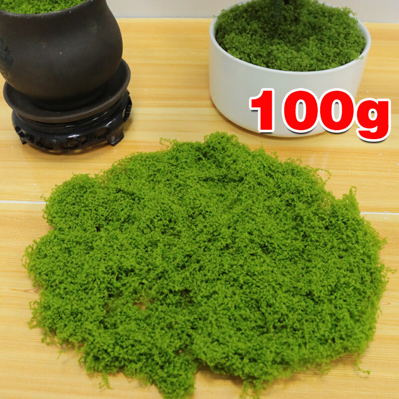 Artificial Green Moss Micro Landscape Fake Garden Crafts Home Decor — image 6