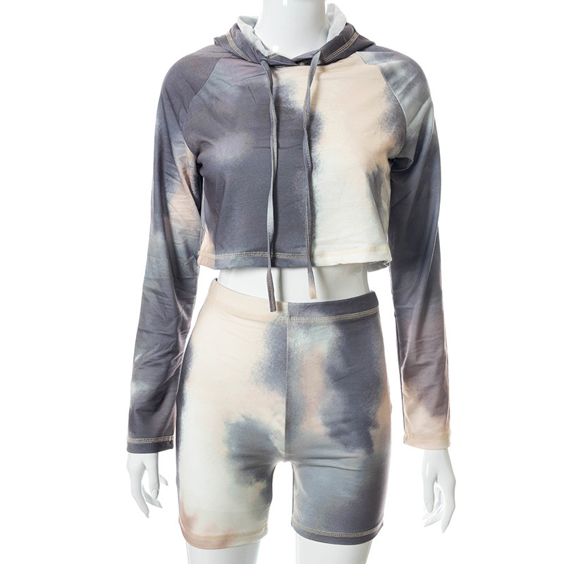 Long Sleeve Sweater Fashion Printing Casual Suit