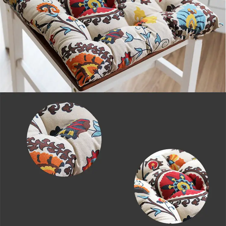 Home Fabric Memory Cotton Dining Chair Cushion