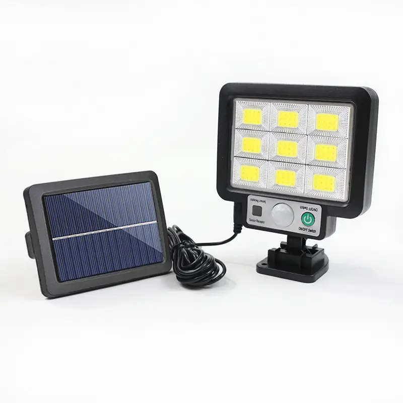 Solar-Powered LED Courtyard Lamp