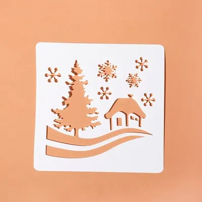 Grow Up Album Diy Hand Tent Christmas Hollowed Out Template – image 8