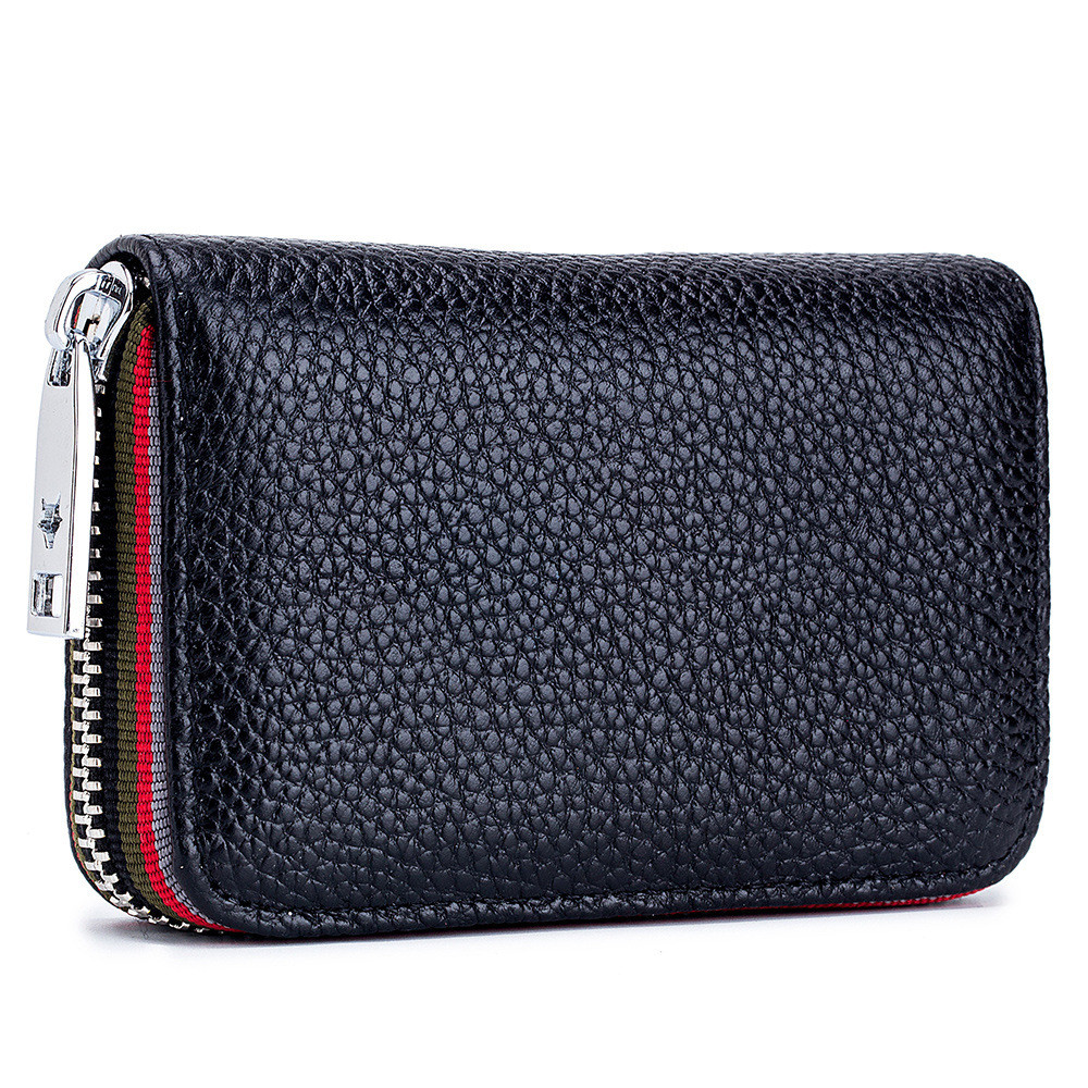 Men's And Women's Leather Card Holders (Black)