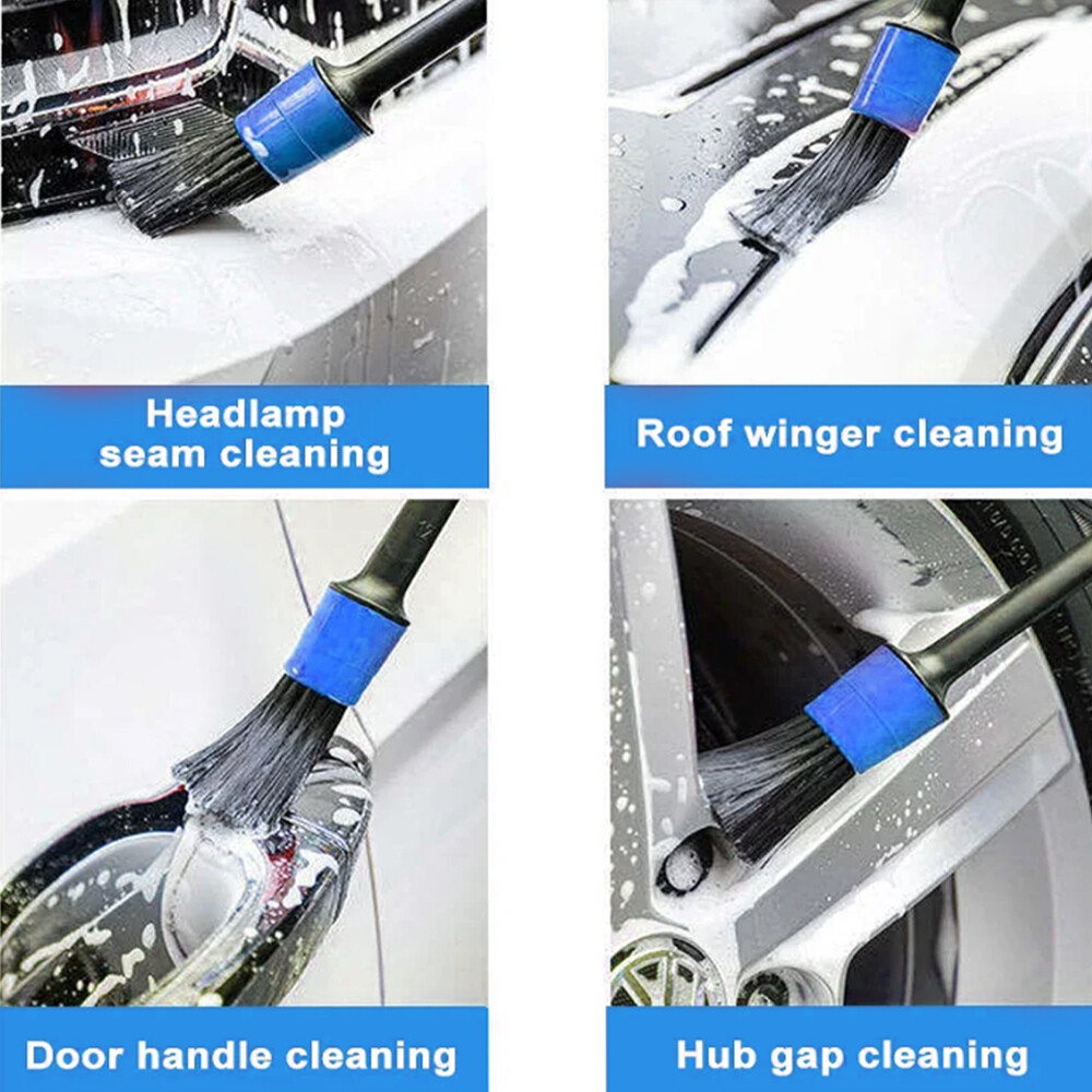 40PCS Car Detailing Brush Set Soft Brush Interior Wheel Valet Pro Cleaning Kit 10