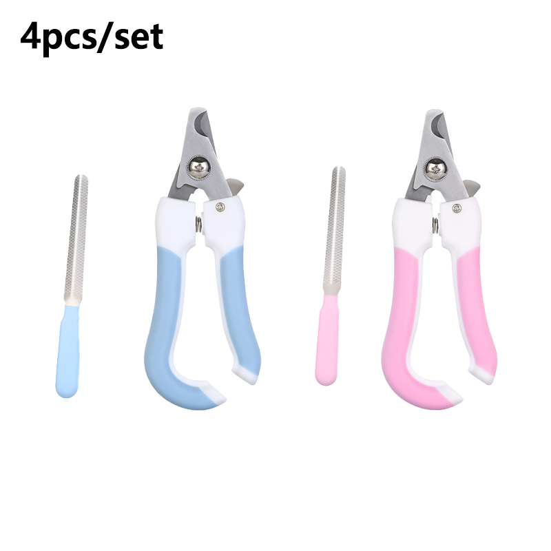Pet Nail Scissors, Dog And Cat Nail Clippers, Nail Clippers, Pet Scissors, Pet Daily Necessities Set Blue Pink - Shop at LoveMi