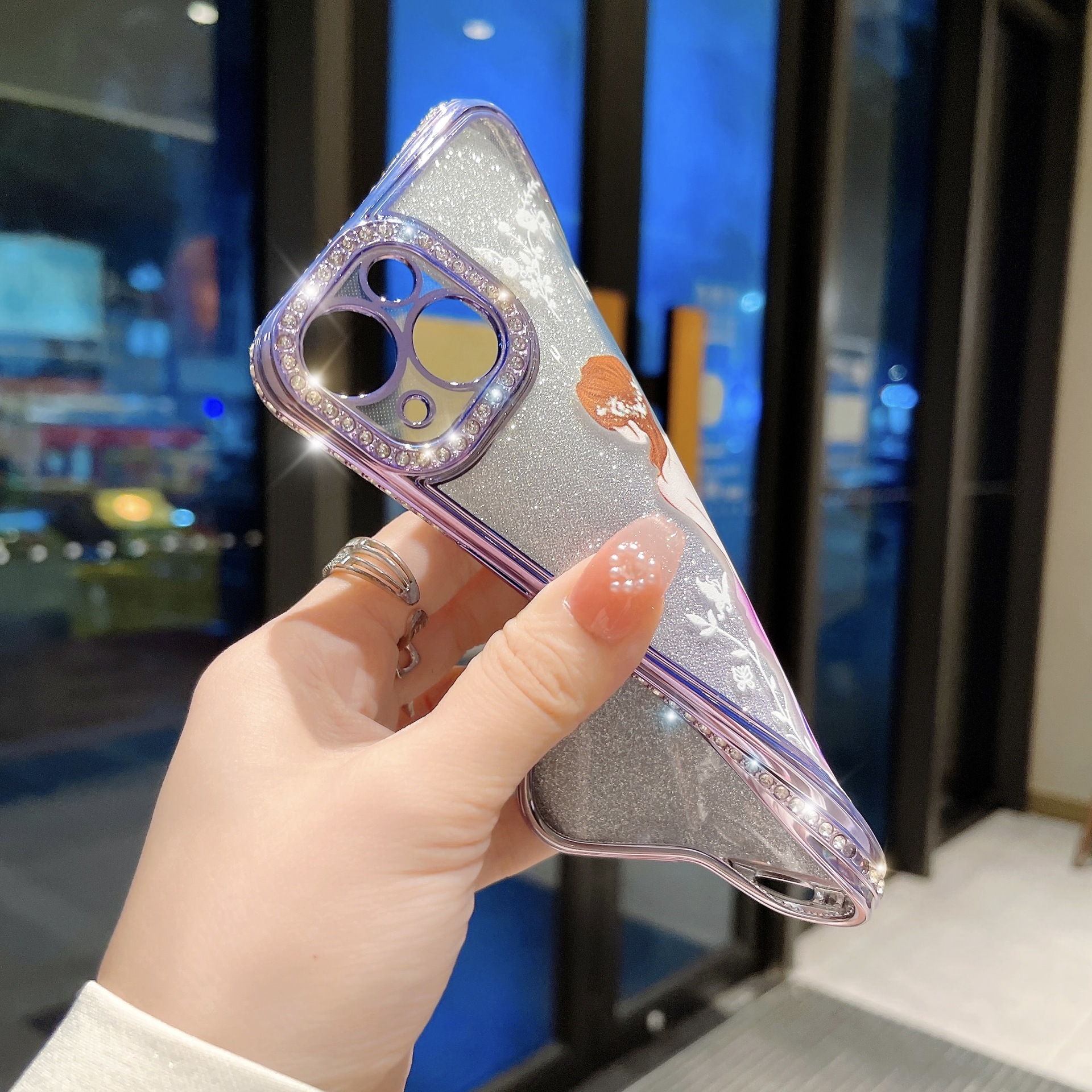 Luxury Glitter Gradient Rhinestone Phone Case - Image 6