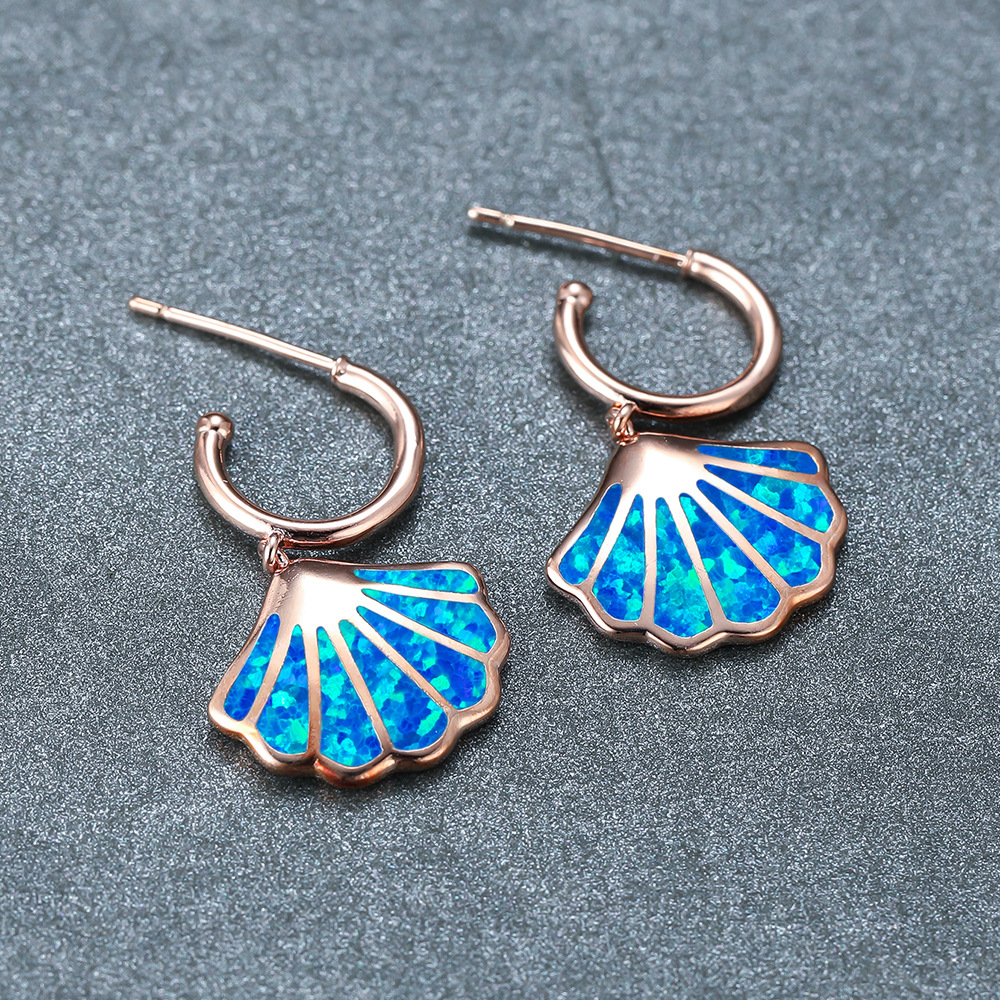 Title 5, Simple Versatile Retro Ocean Earrings Jewelry