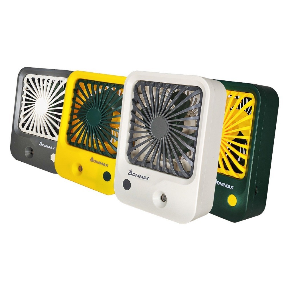 Mini Portable USB Desk Fan With Humidifier, Color May Vary.