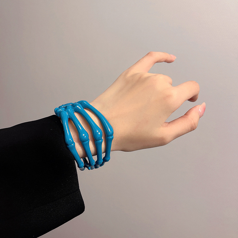 Colorful Personality Cold Wind Skull Bracelet Exaggerated