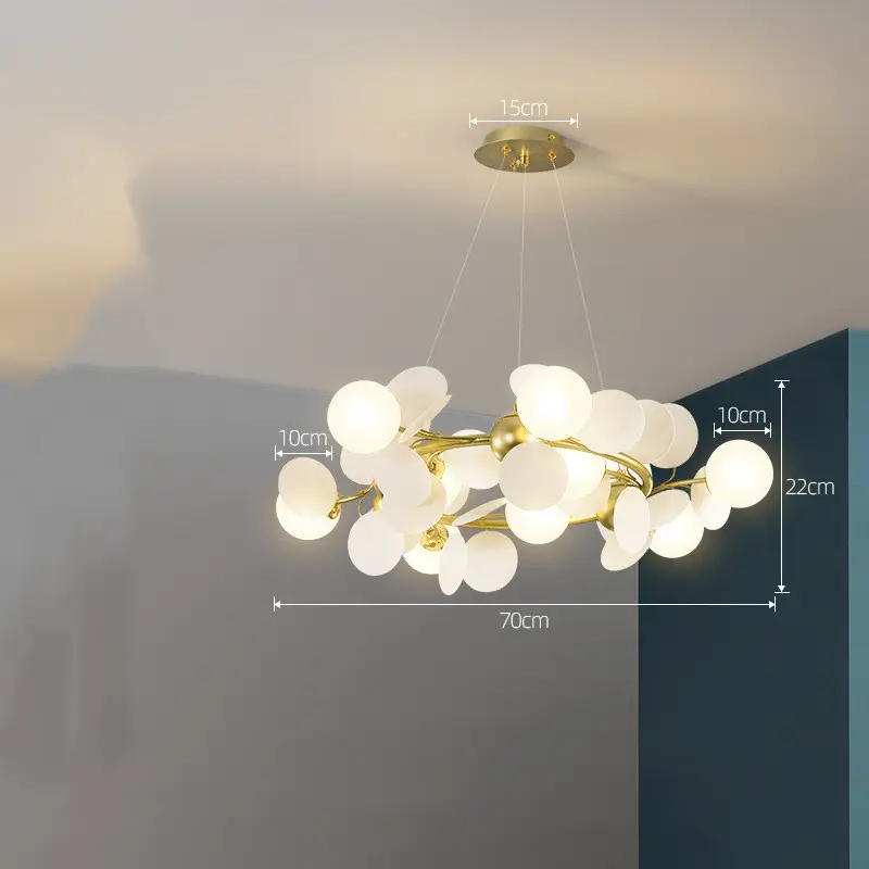 Nordic Chandelier Modern Minimalist Living Room Bedroom