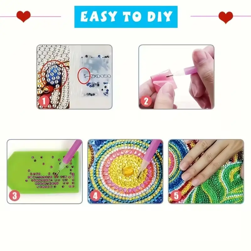 DIY Diamond Painting Kit Birthday Card Kit