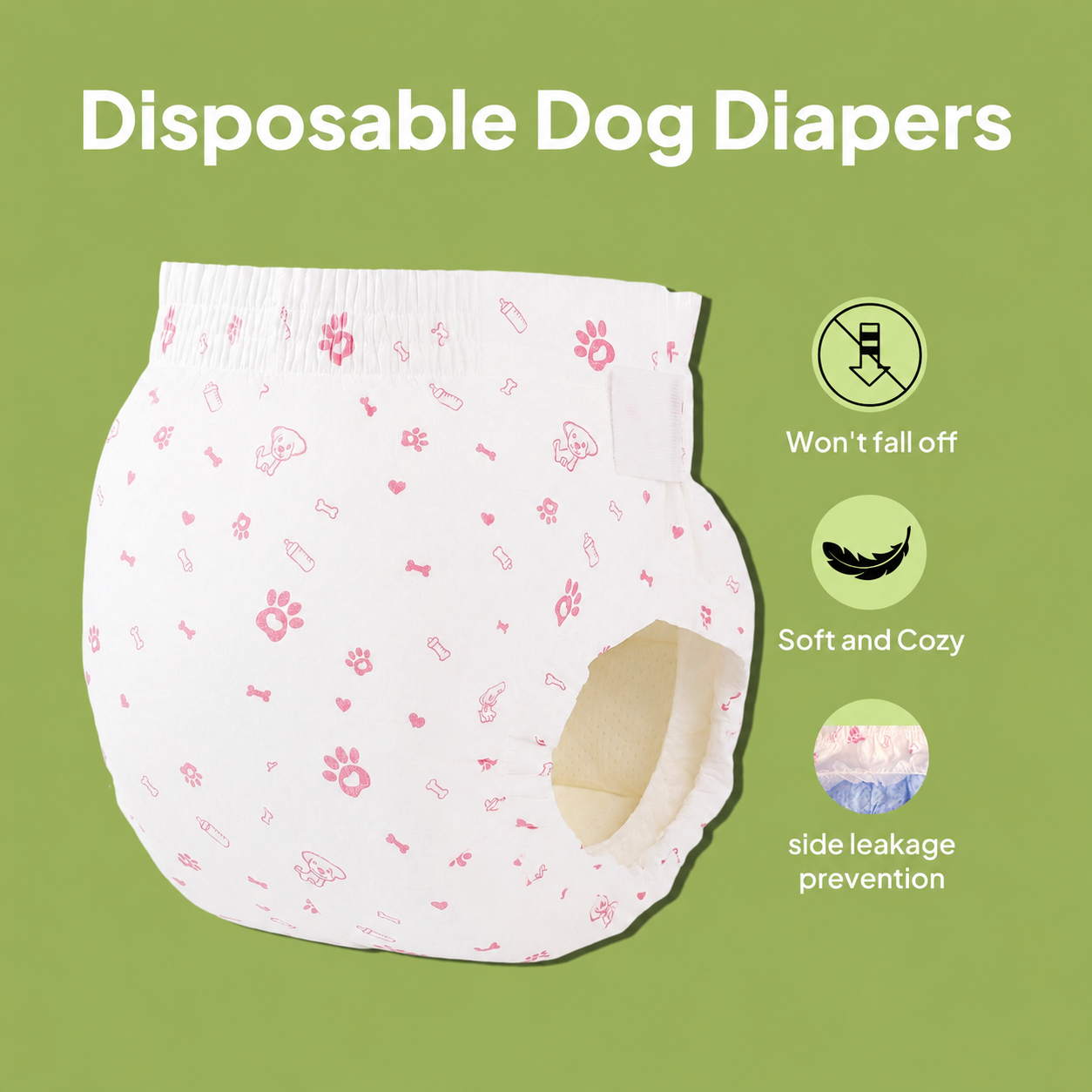 Disposable Female Dog Diapers 5