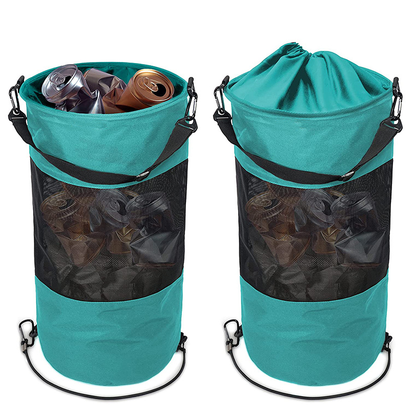 Yacht kayak garbage storage breathable leak-proof mesh bag