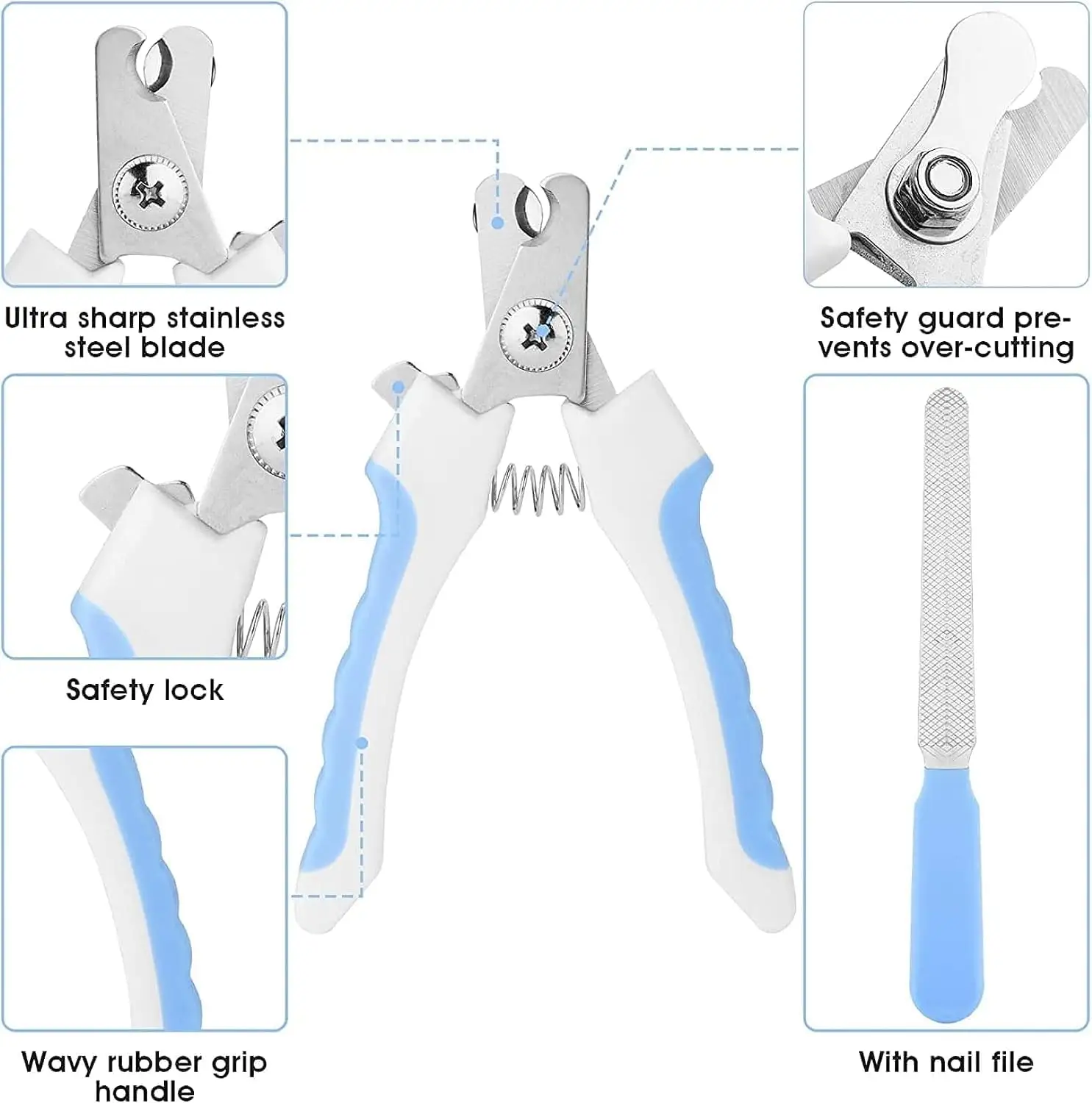 Pet Grooming Kit, Self-Cleaning Brush Shedding Kit