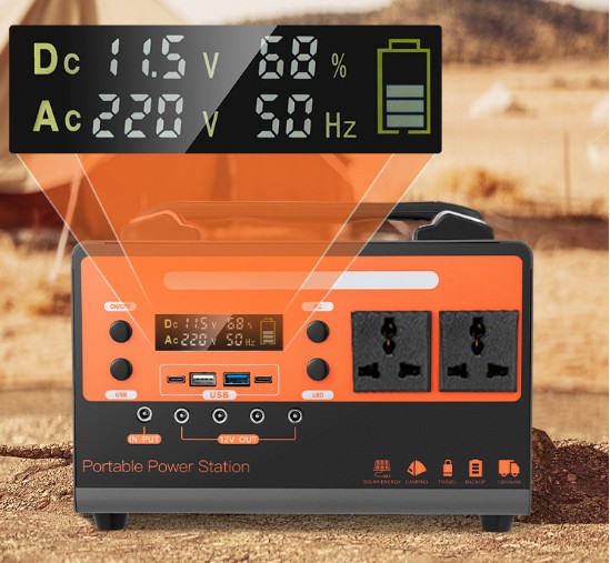 450W Portable Power Station AC DC USB Solar Generator Outdoor Supply — image 7