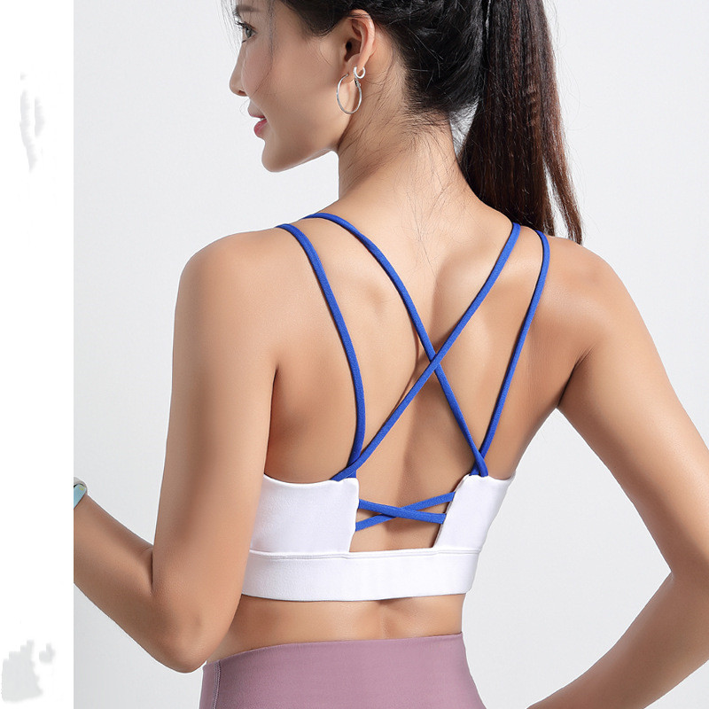 Title 7, Yoga beauty back vest fitness bra