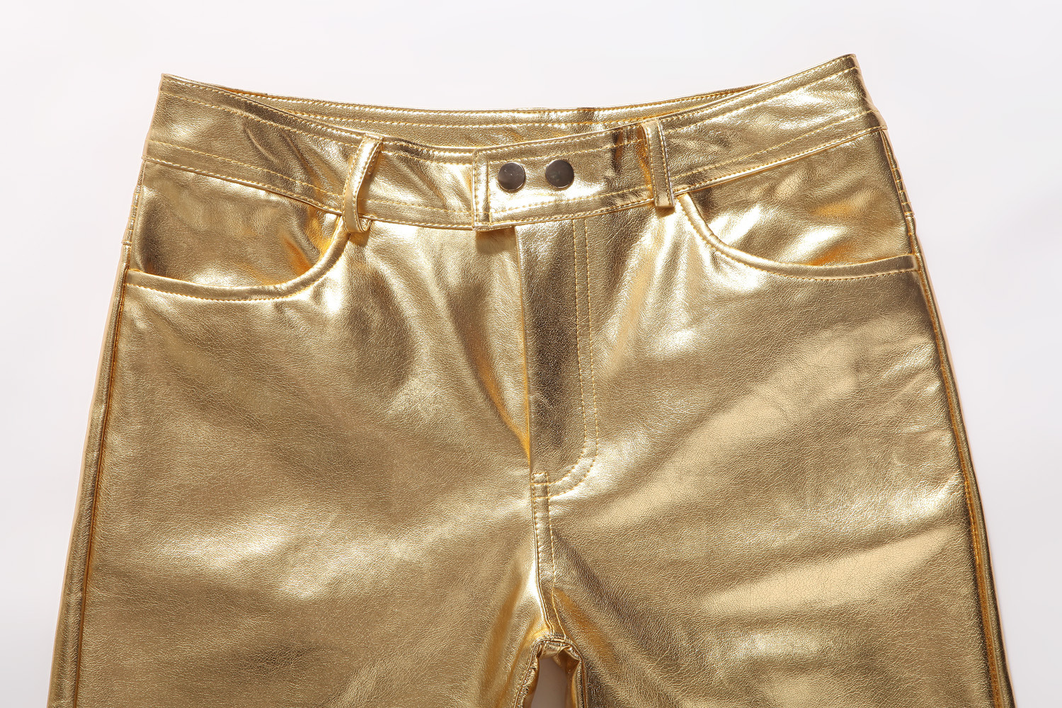 Title 11, Pantalon Brillant Homme Effet Bronzé Costume Dé...