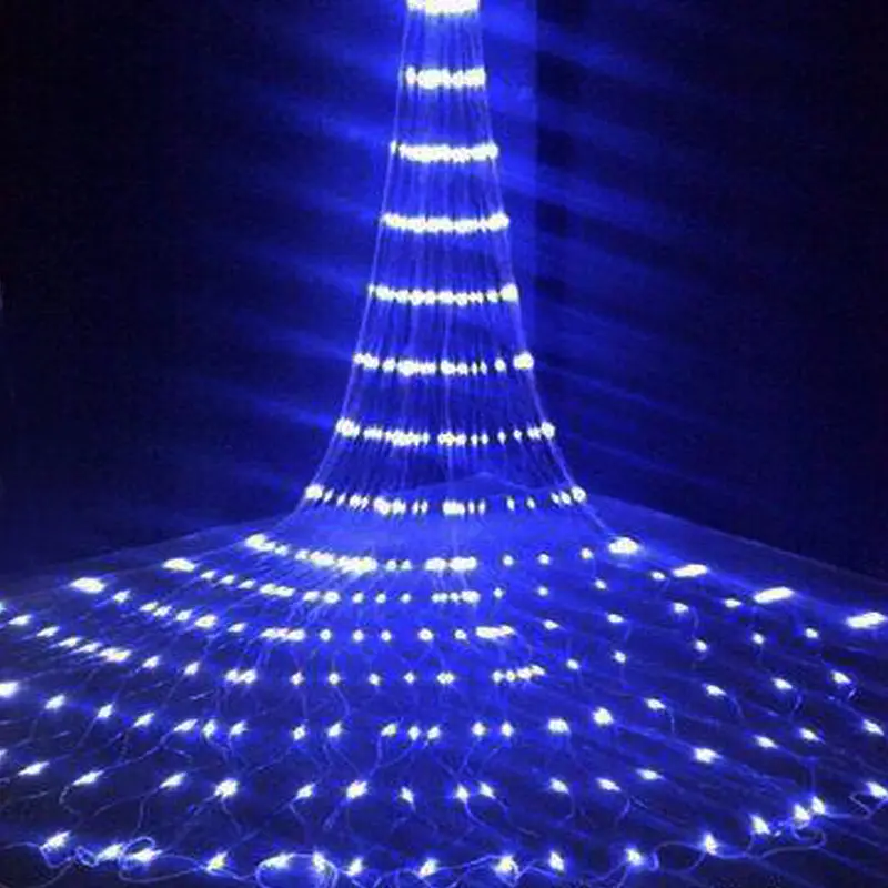 Outdoor Background Layout Of Net Lights