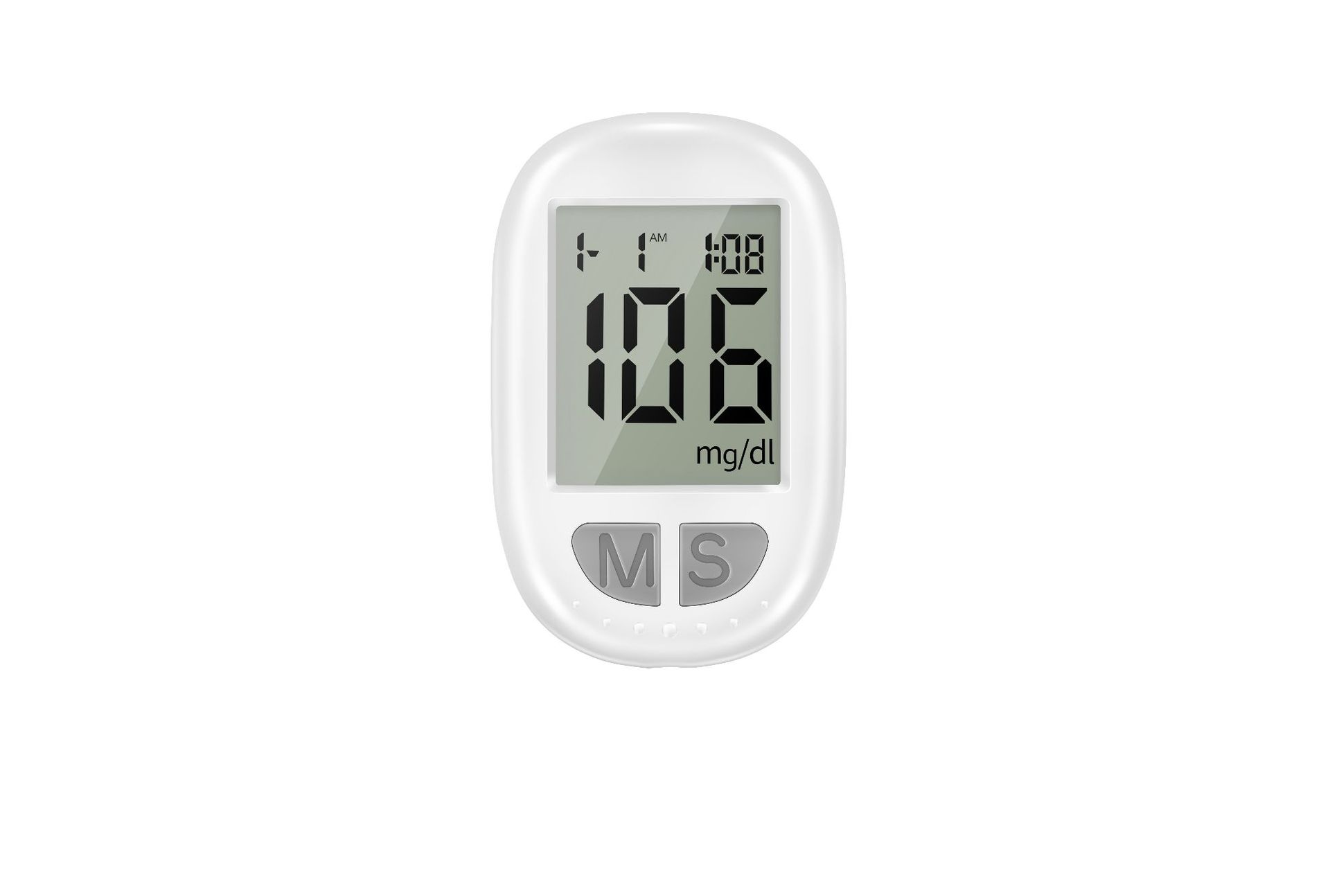 Portable Blood Glucose Meter Kit - Auto Coding, Fast 10s Results, Includes 50 Test Strips & 50 Lancets 6