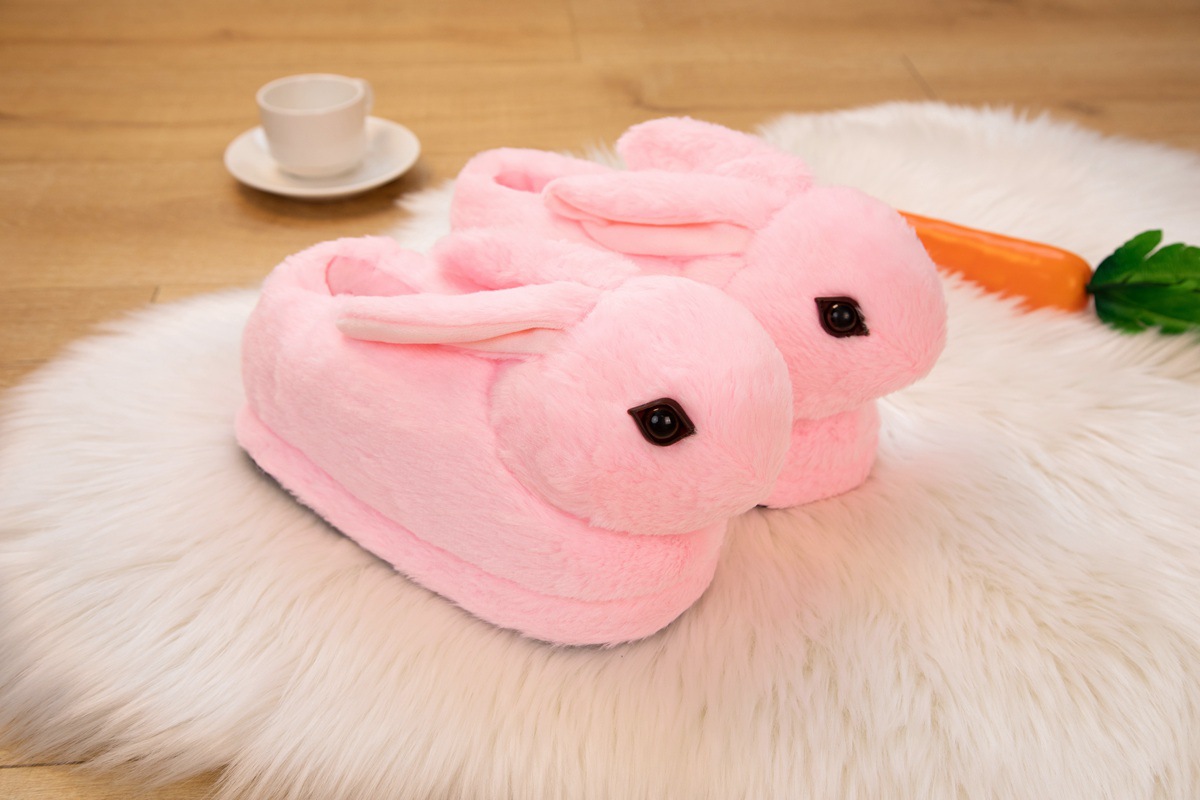 Title 6, Cute Rabbit Hair Cotton Double Eyelid Shoes