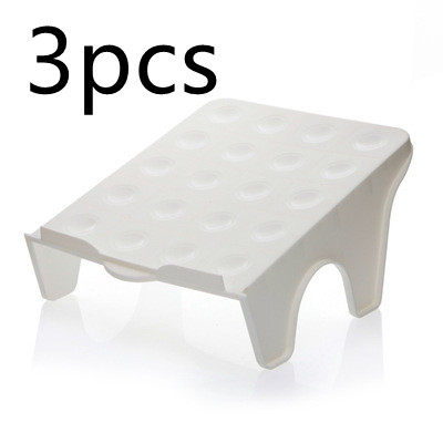 3pcs White