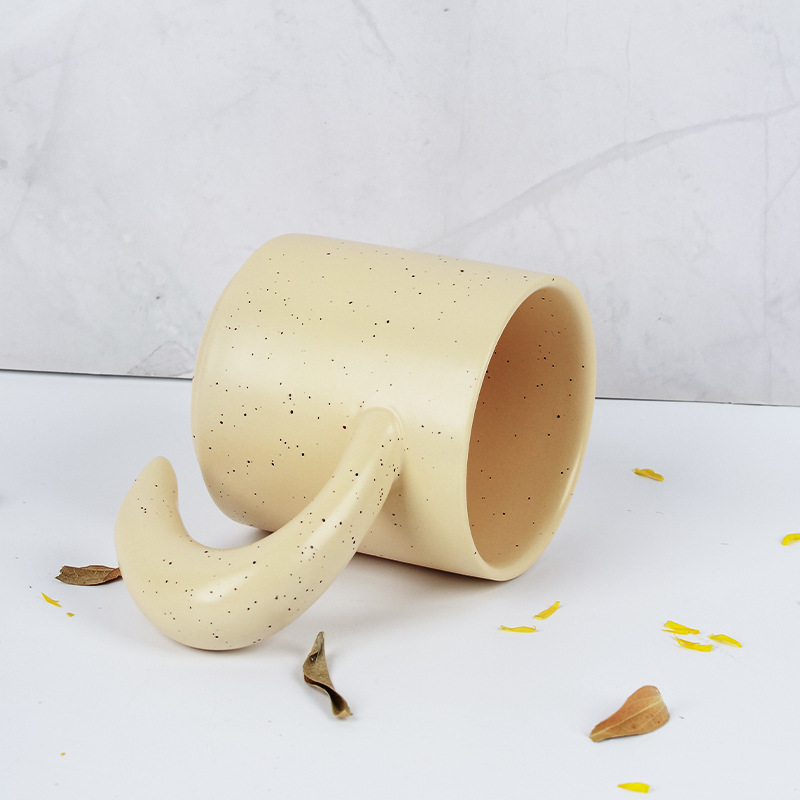 Title 3, Creative Ceramic Handle Stacked Mug