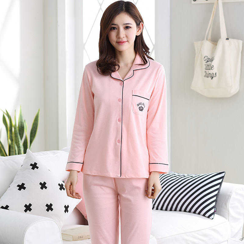 Title 2, Two-piece pajamas with pure cotton buttons