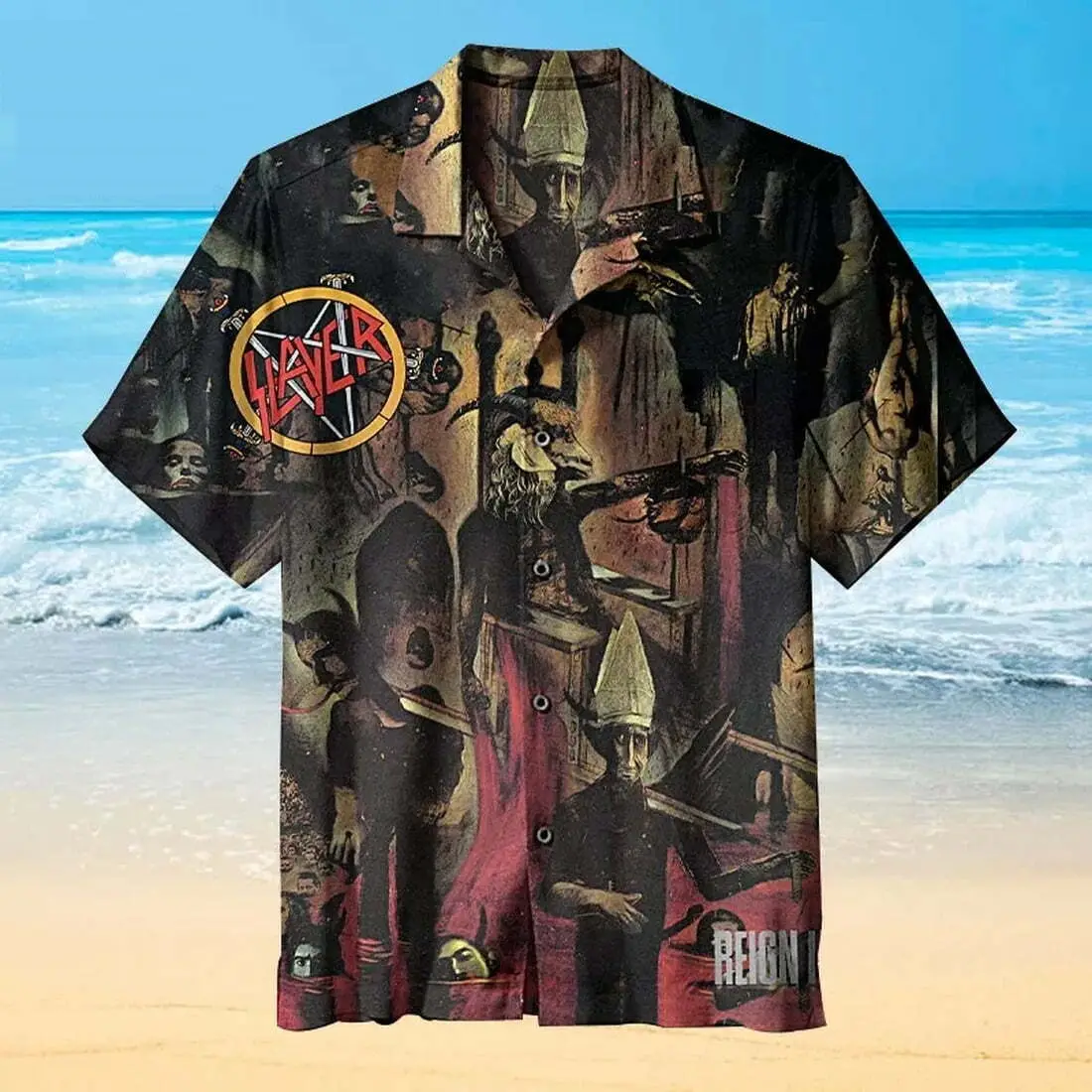 3D Digital Printing Personality Pattern Casual Summer Short Sleeve Shirt