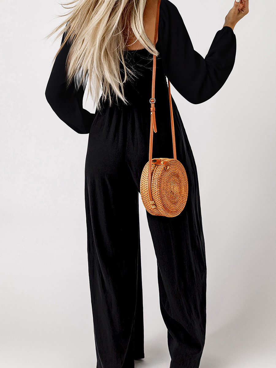 Title 4, Casual All-match High Waist Jumpsuit For Women