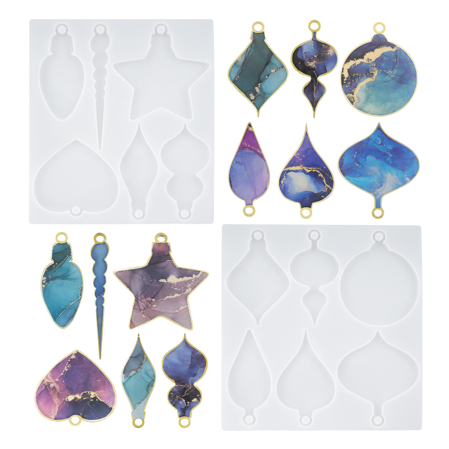Diy Crystal Resin Christmas Ornament Epoxy Mold - Image 20