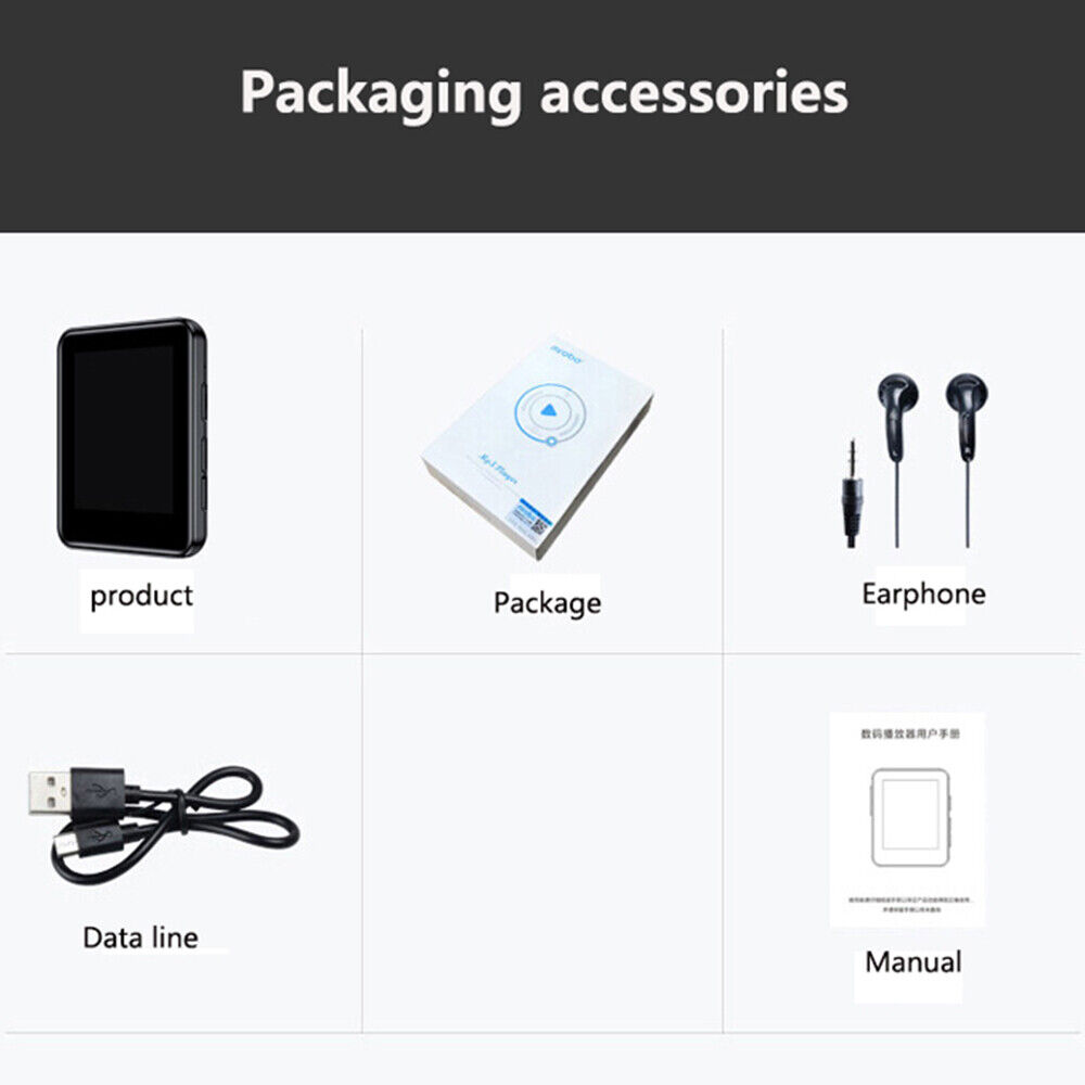 Mp3 Touch Screen Player Professional HD Noise Reduction Walkman - Image 2