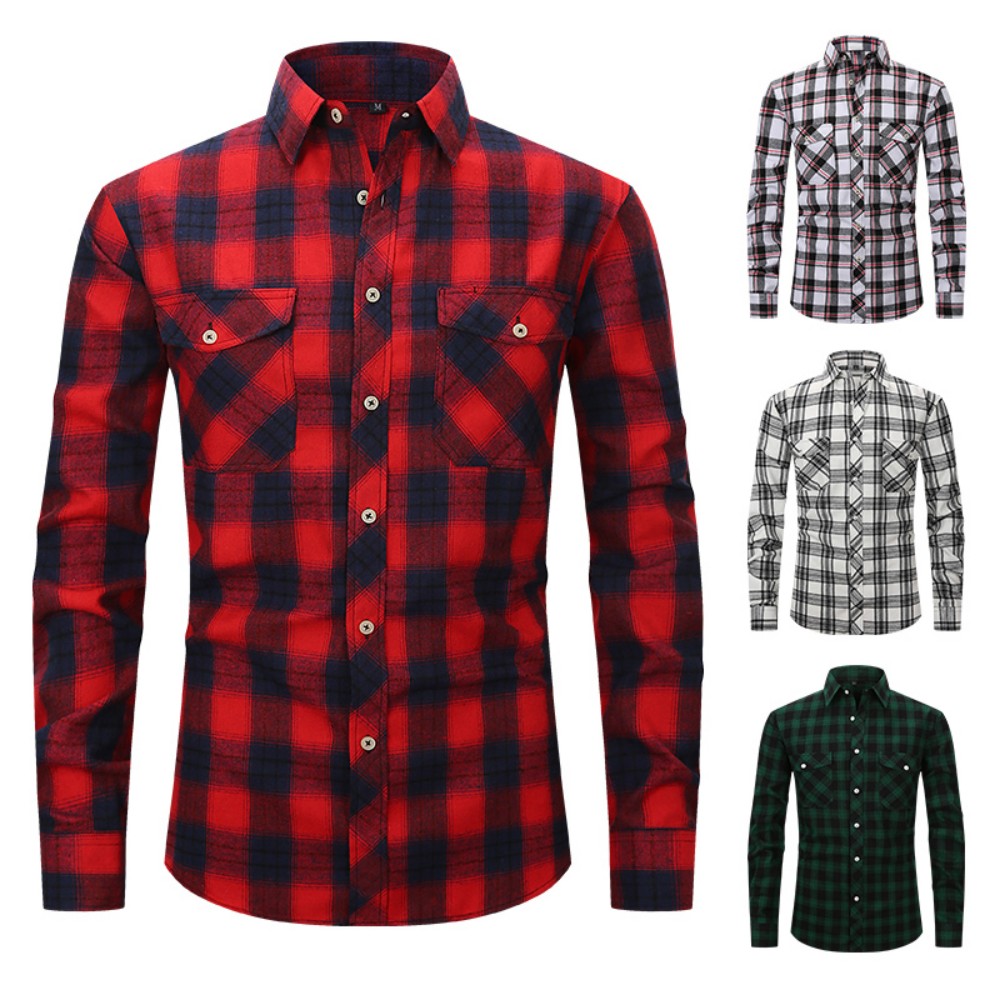 M05 Brushed Plaid Shirt