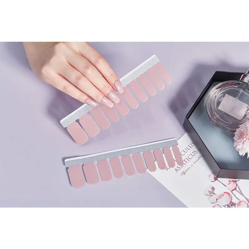 European And American Cross-border Tearable Color Nail Stickers