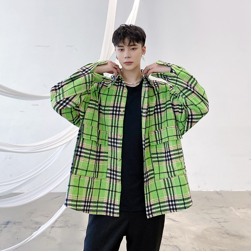 Jacket Retro Men's And Women's Fashionable Shirts Thickening Trend Lapel Tops