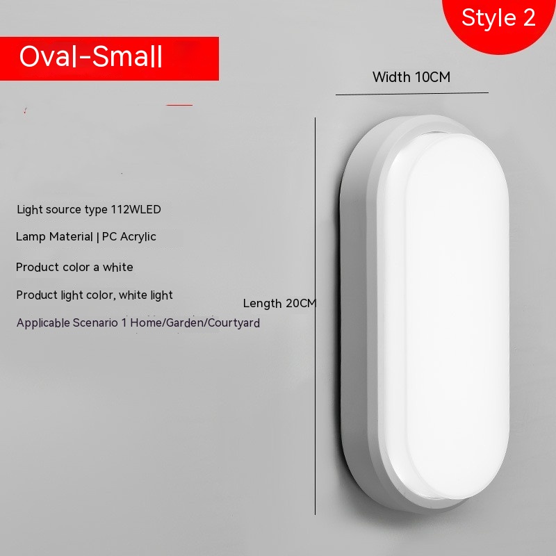 Small White Oval White Light