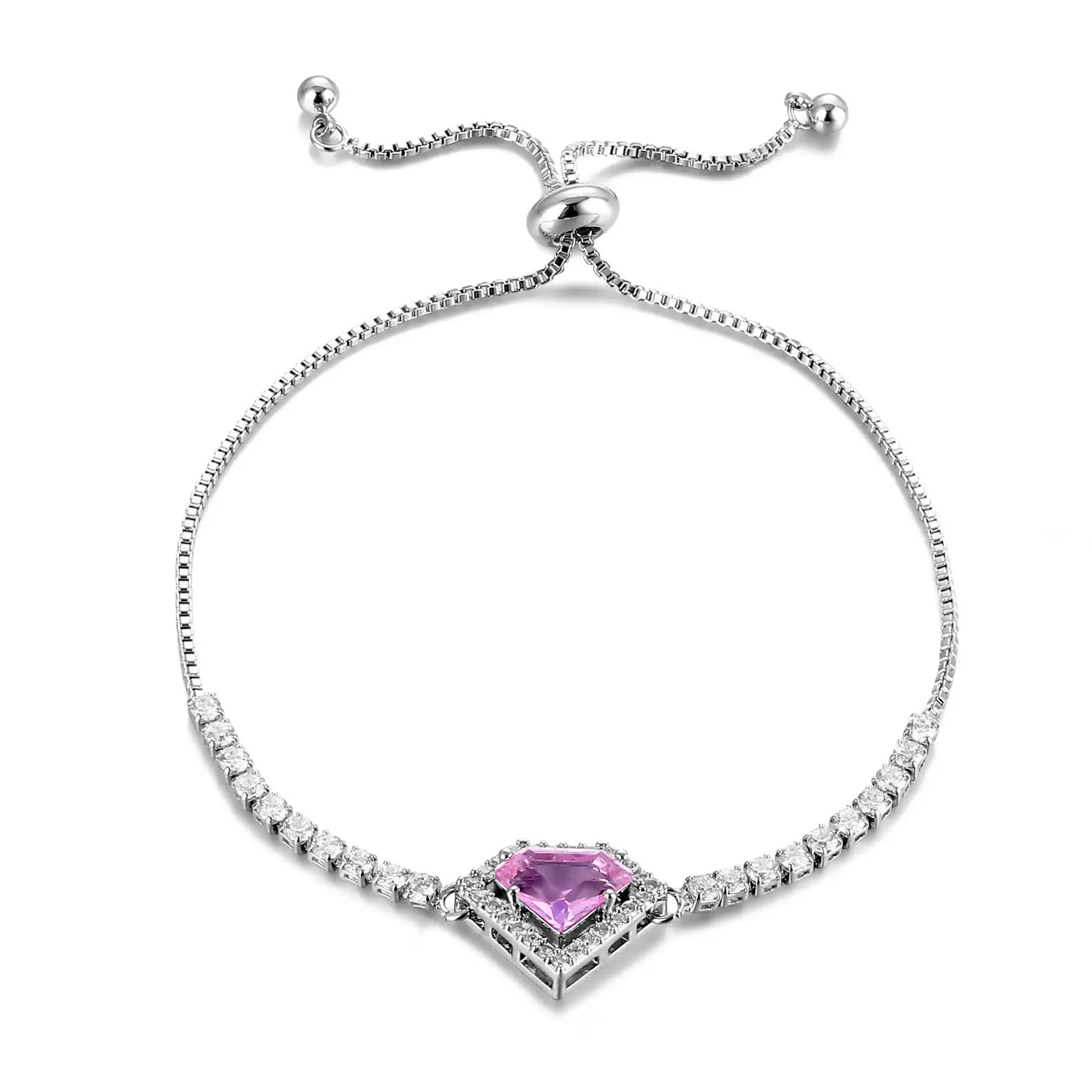 Colorful Zircon Bracelet Elegant And Chic Adjustable Bracelet