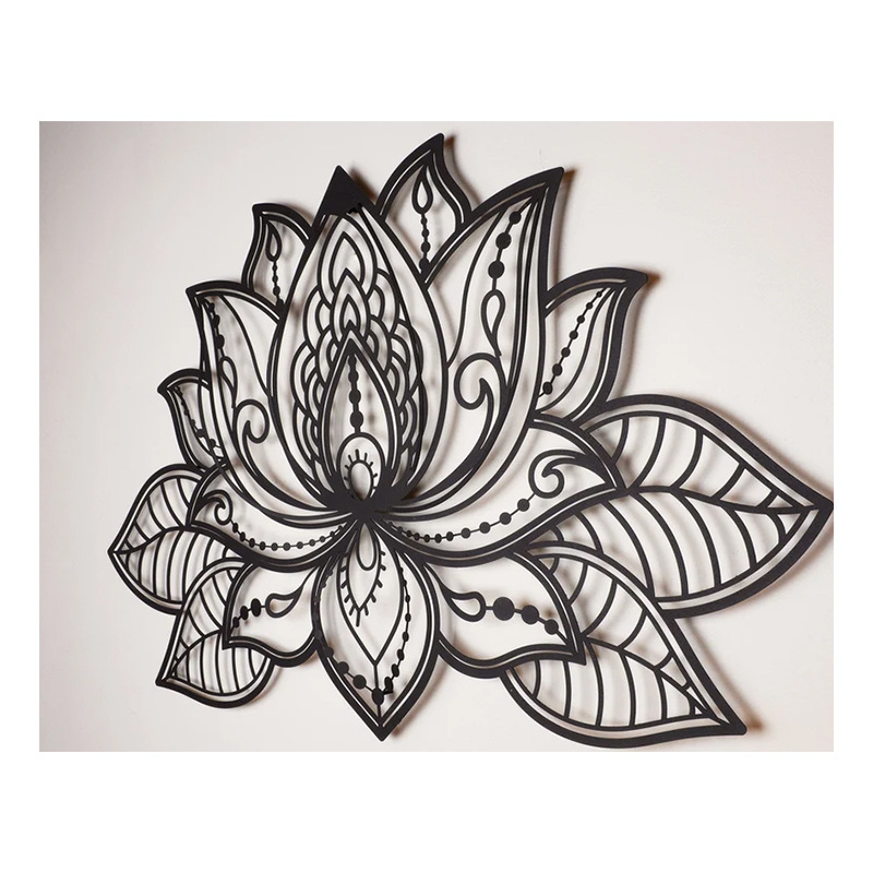 Metal Lotus Wall Art, picture 3 of 5