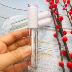 Lip Glaze Bottle Inner Spray Gloss Tube - White - View 1