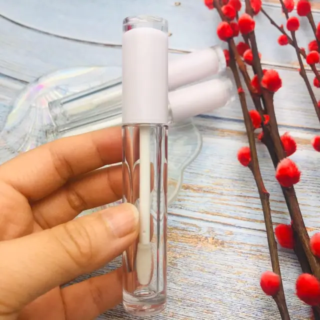Lip Glaze Bottle Inner Spray Gloss Tube White - Shop at LoveMi