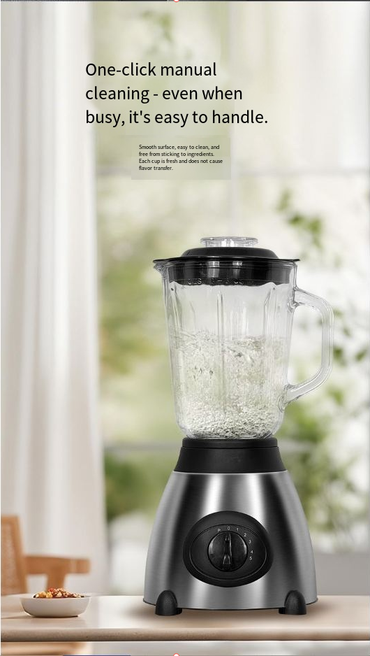 Kenwood 2-in-1 Blender Grinder 1.5L 500W Stainless Steel Glass Jar Ice Crusher