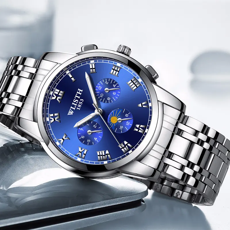 Watches Male Business Nightlight Watch Waterproof