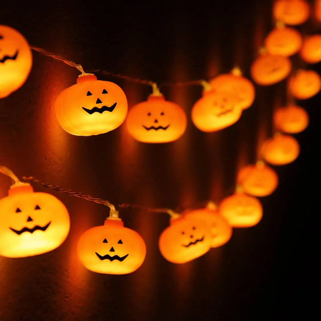 Decorations Pumpkin String Lights 20 LED 10