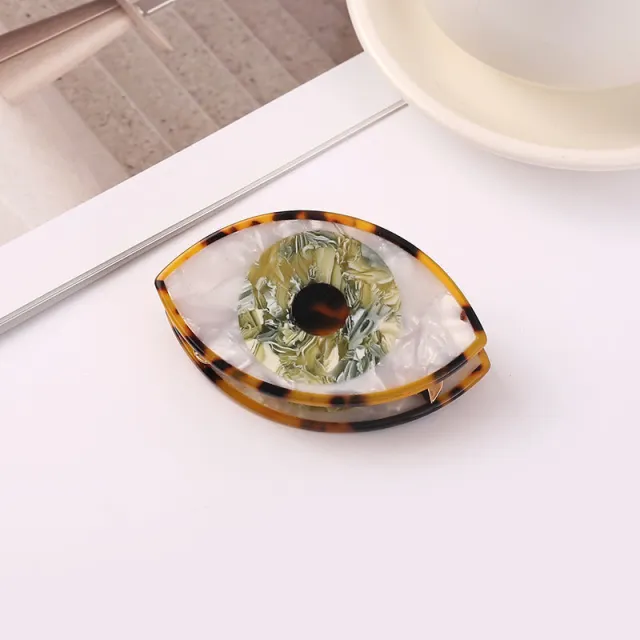 French Big Eye Acetate Hair Scrunchies Green Card Color - Shop at LoveMi