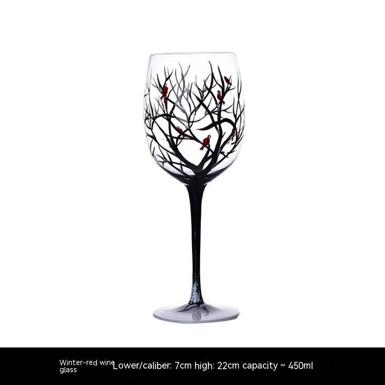 Red Wine Glass Winter