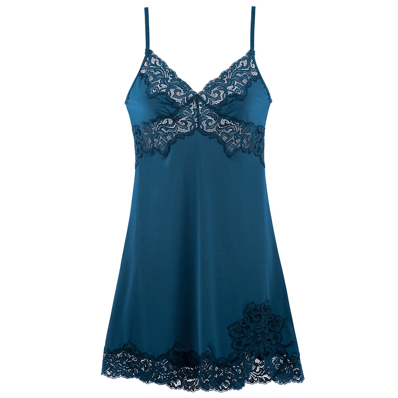 Title 3, Lace deep V backless nightdress