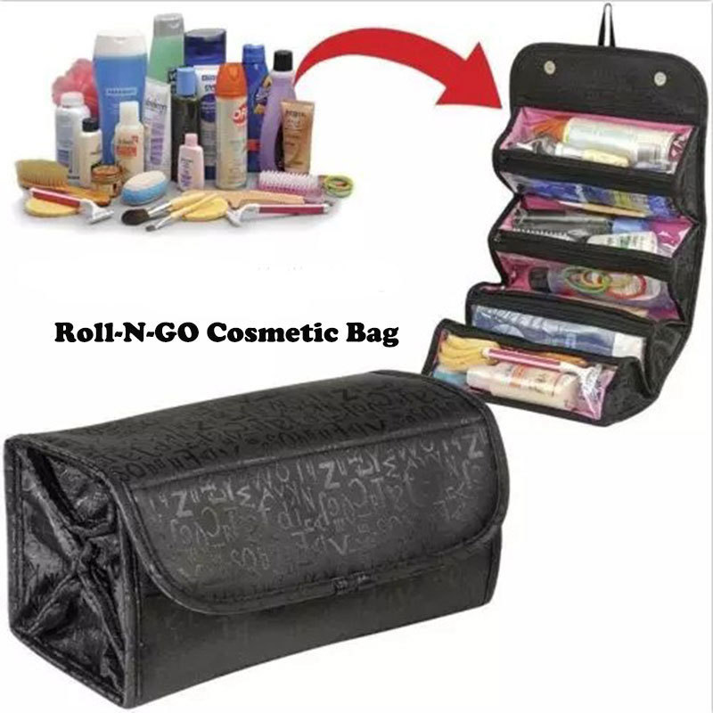 Title 4, Large capacity Travel Cosmetic Bag