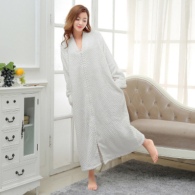 Title 7, Casual Ladies Thick Pajamas Flannel Home Wear