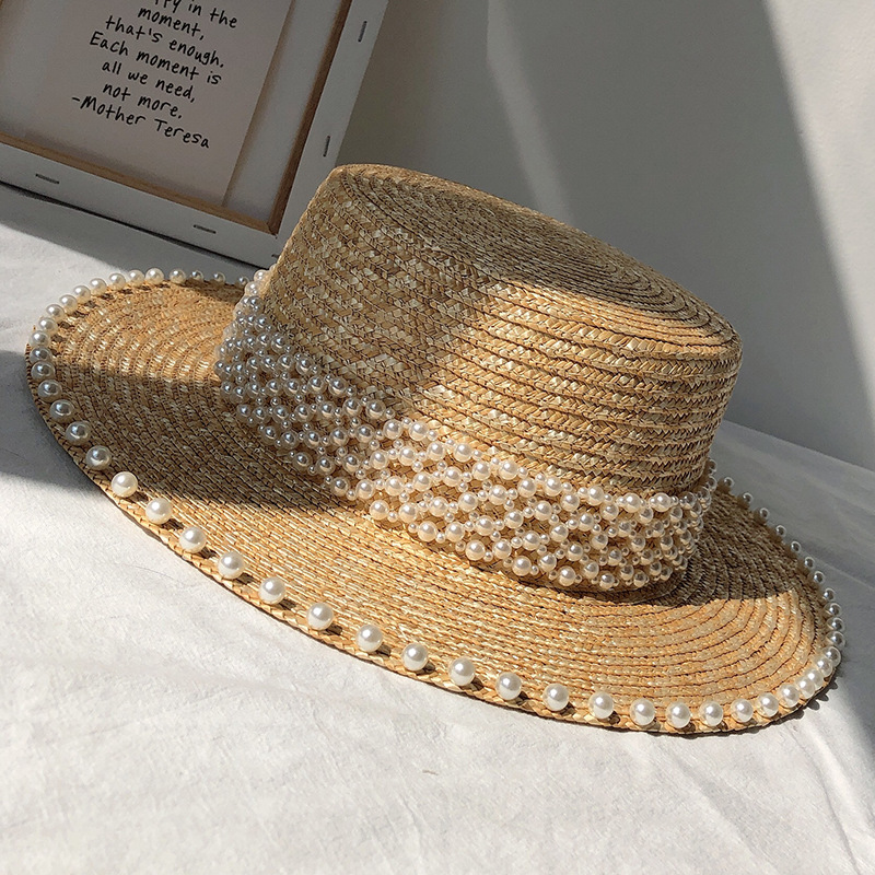 Fashionable Sun Hat Lady Style Flat Top