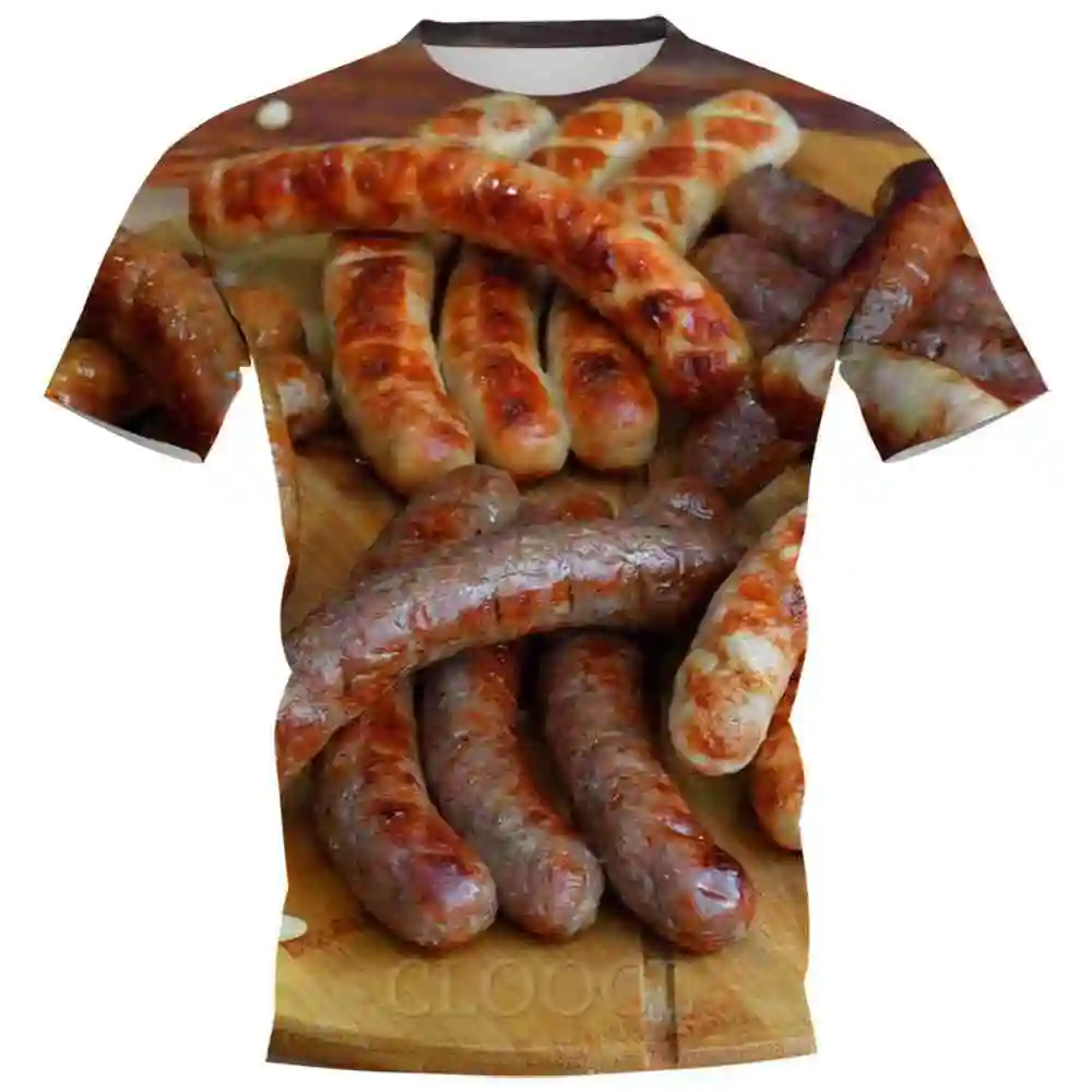 Creative And Funny 3D Short Sleeves