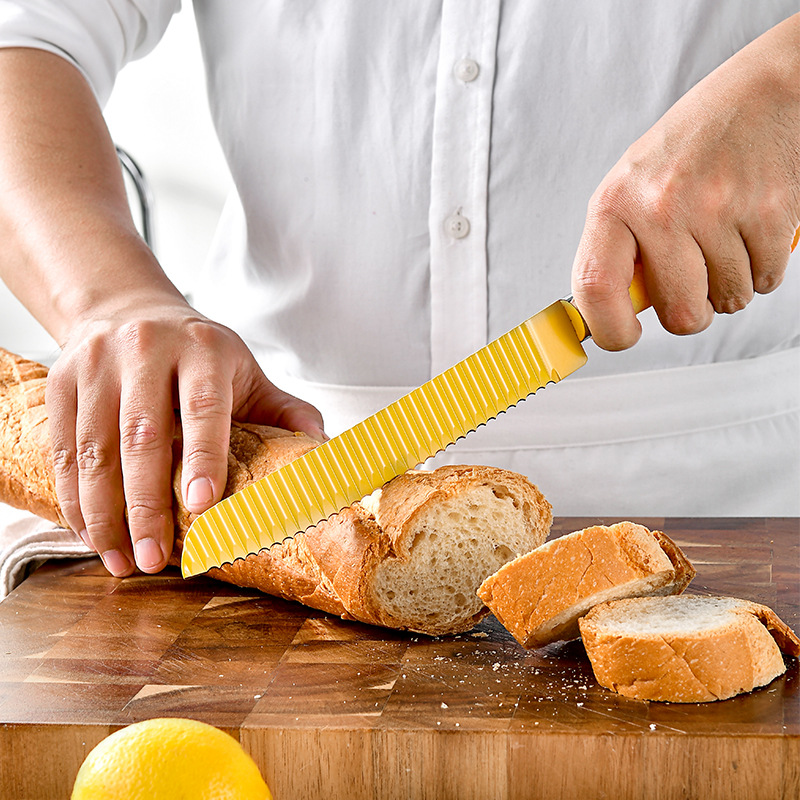 BEYONDARY Non-Stick Cutter Set with Gradient Handle and Textured Grip