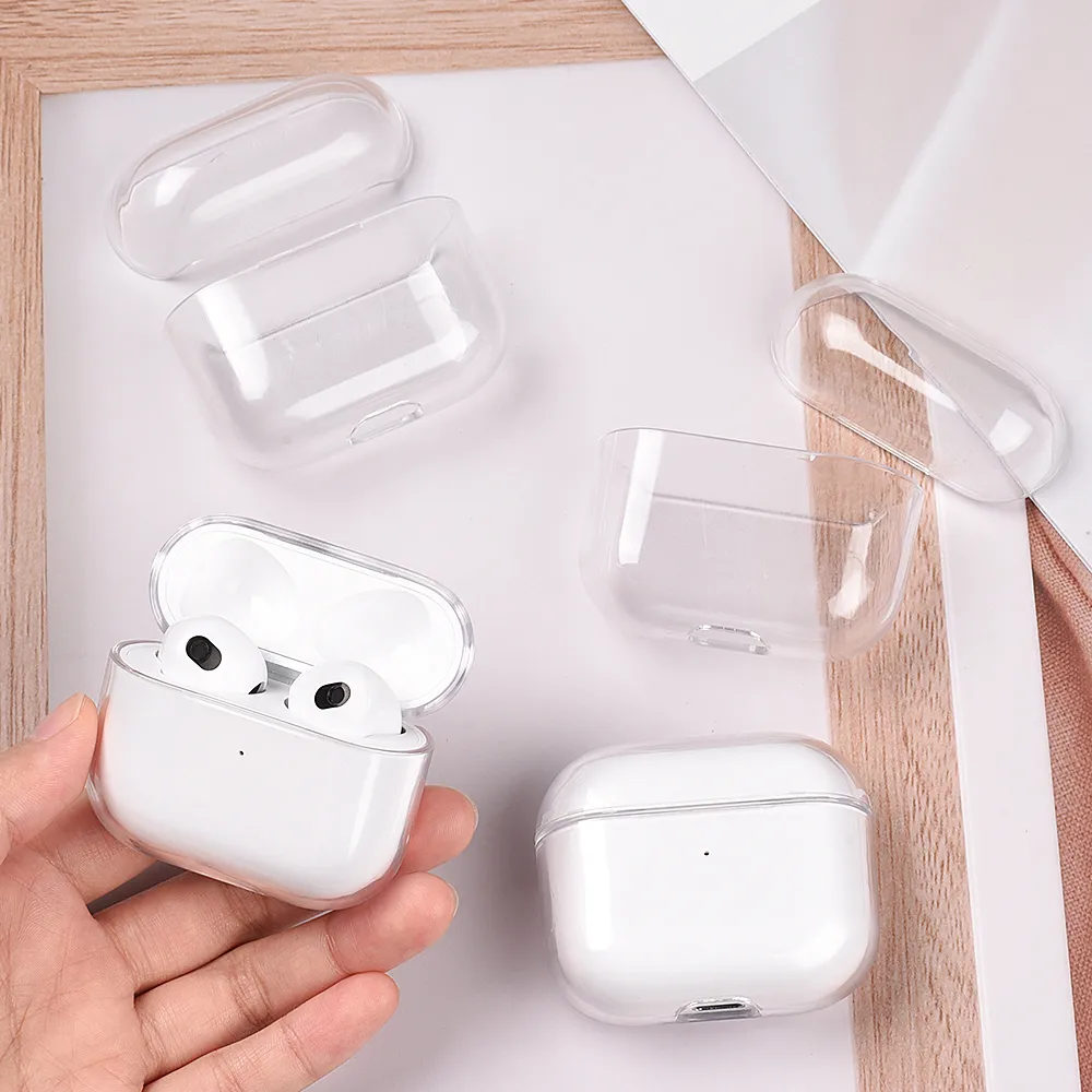Transparent Case For Airpods 2 3 Pro 1 Case PC Clear Earphone Cover For Air Pods Pro 2 3 1 Earpods Case Charging BOX Shell – image 5